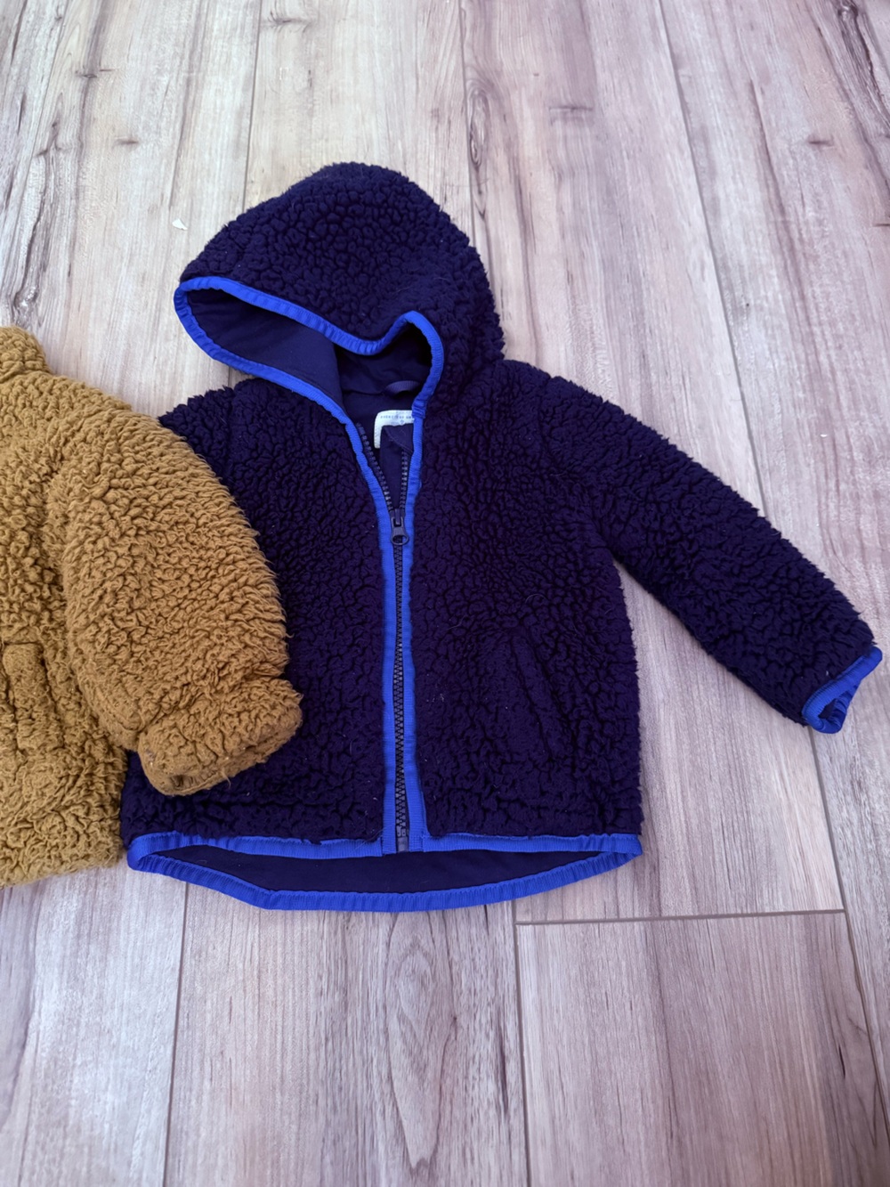 Rockets of Awesome Kids Navy & Green Sherpa  Jacket Bundle Size 12-18 months